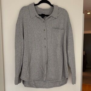 GAP Light Gray Knit Polo